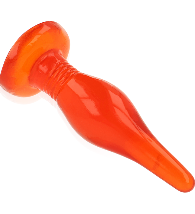 BAILE - RED SOFT TOUCH ANAL PLUG 14.2 CM