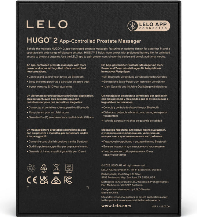 LELO - HUGO 2 GREEN PROSTATE MASSAGER