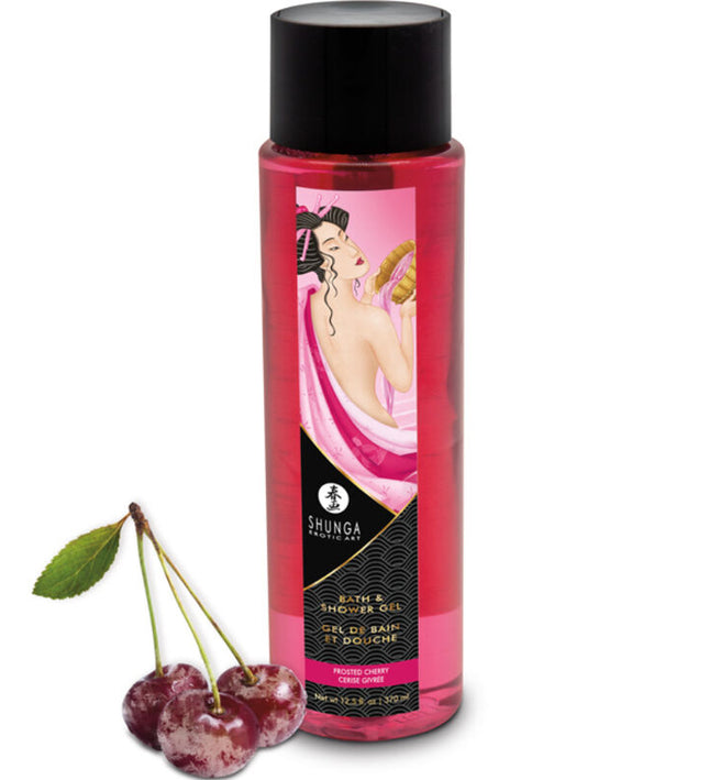 SHUNGA - BATH & SHOWER GEL FROSTED CHERRY 370 ML