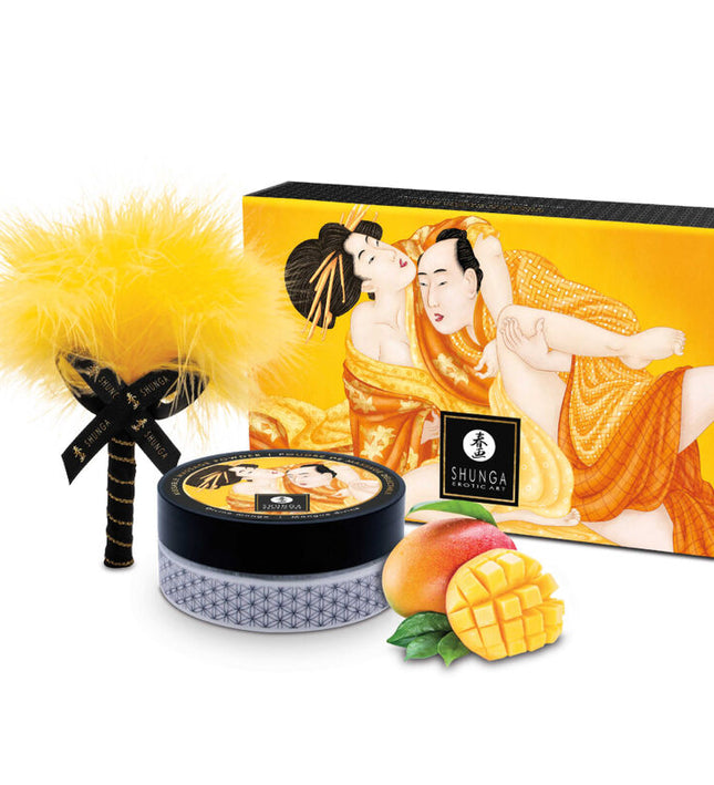 SHUNGA - EDIBLE MASSAGE POWDER KIT MANGO