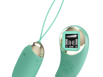 PRETTY LOVE - GREEN REMOTE CONTROL VIBRATING EGG MINE