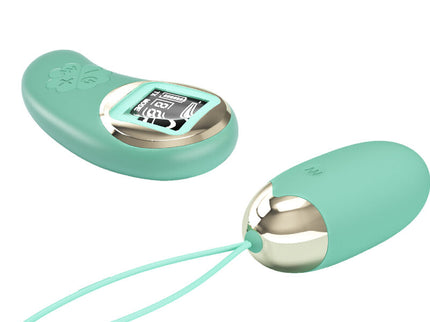 PRETTY LOVE - GREEN REMOTE CONTROL VIBRATING EGG MINE
