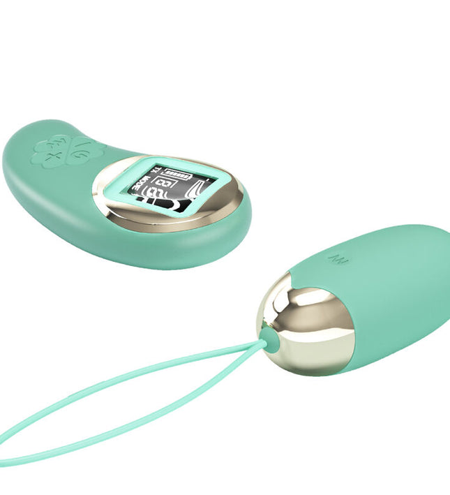 PRETTY LOVE - GREEN REMOTE CONTROL VIBRATING EGG MINE
