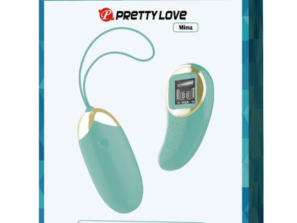 PRETTY LOVE - GREEN REMOTE CONTROL VIBRATING EGG MINE