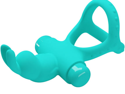 PRETTY LOVE - FIGGY GREEN RABBIT VIBRATOR RING