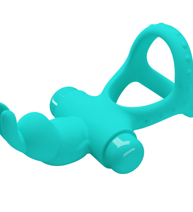 PRETTY LOVE - FIGGY GREEN RABBIT VIBRATOR RING