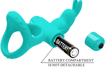 PRETTY LOVE - FIGGY GREEN RABBIT VIBRATOR RING