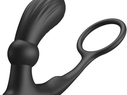 PRETTY LOVE - WARREN BLACK ANAL RING & VIBRATOR