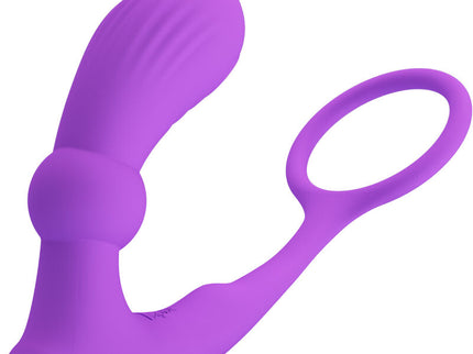 PRETTY LOVE - WARREN VIOLET ANAL RING & VIBRATOR