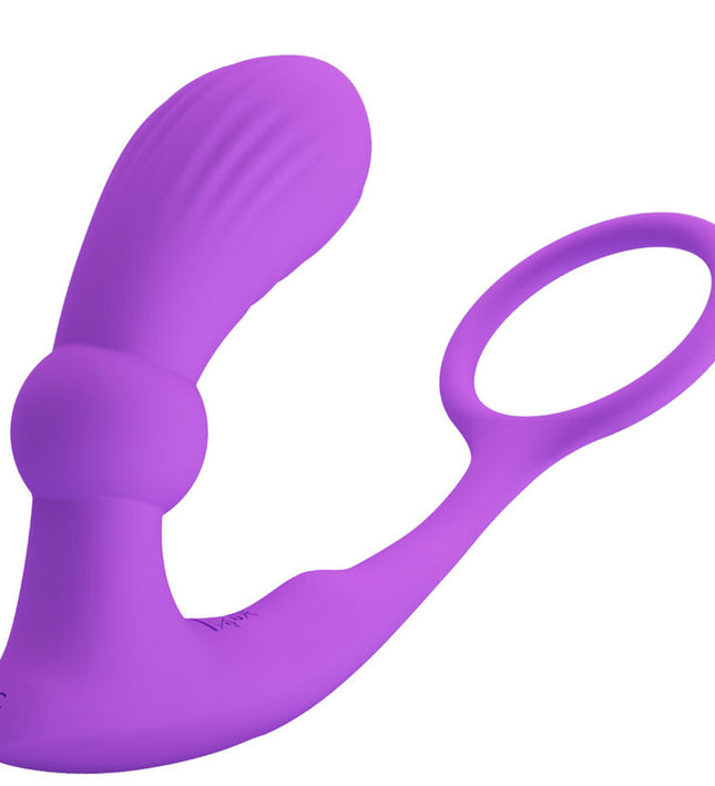 PRETTY LOVE - WARREN VIOLET ANAL RING & VIBRATOR