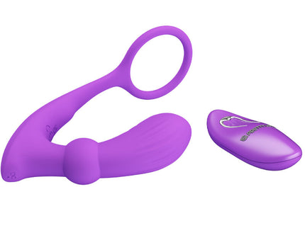 PRETTY LOVE - WARREN VIOLET ANAL RING & VIBRATOR