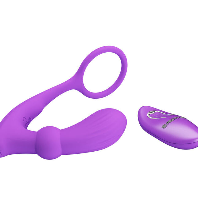 PRETTY LOVE - WARREN VIOLET ANAL RING & VIBRATOR