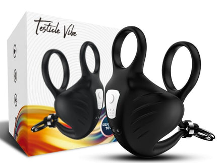 ARMONY - MANTA SCROTUM VIBRATOR RING REMOTE CONTROL BLACK