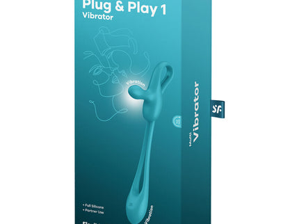 SATISFYER - PLUG & PLAY 1 FLEXIBLE MULTIVIBRATOR