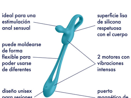 SATISFYER - PLUG & PLAY 1 FLEXIBLE MULTIVIBRATOR