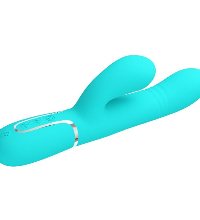 PRETTY LOVE - MULTIFUNCTION G-SPOT VIBRATOR AQUA GREEN
