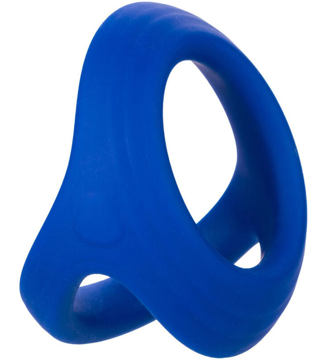 CALEXOTICS - ADMIRAL COCK BALL DUAL RING BLUE