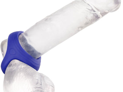 CALEXOTICS - ADMIRAL COCK BALL DUAL RING BLUE