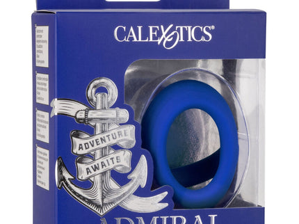 CALEXOTICS - ADMIRAL COCK BALL DUAL RING BLUE