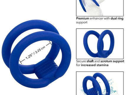 CALEXOTICS - ADMIRAL DUAL COCK CAGE BLUE