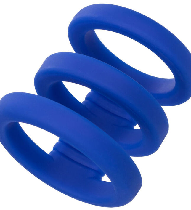 CALEXOTICS - ADMIRAL TRIPLE COCK CAGE BLUE