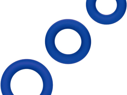CALEXOTICS - ADMIRAL COCK RING SET BLUE
