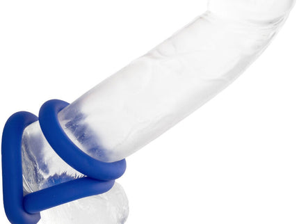 CALEXOTICS - ADMIRAL COCK RING SET BLUE