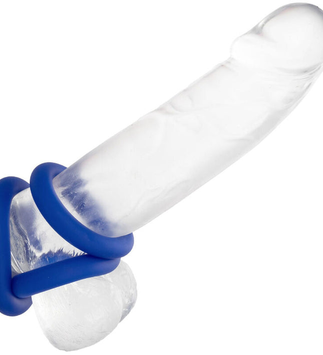 CALEXOTICS - ADMIRAL COCK RING SET BLUE