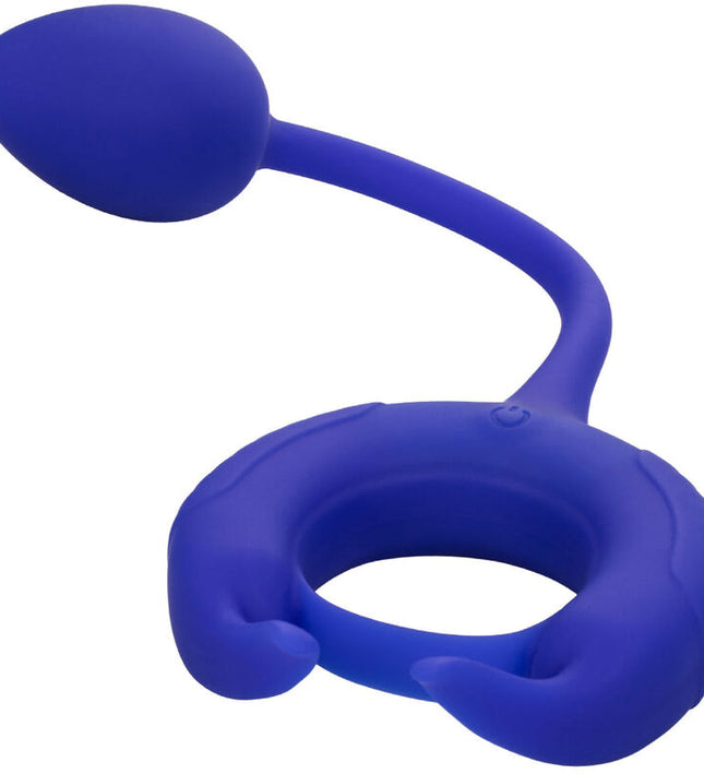 CALEXOTICS - ADMIRAL WEIGHTED COCK RING BLUE