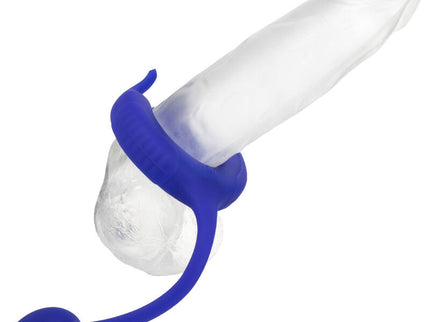 CALEXOTICS - ADMIRAL WEIGHTED COCK RING BLUE