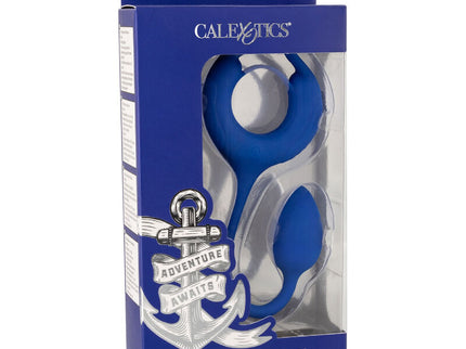 CALEXOTICS - ADMIRAL WEIGHTED COCK RING BLUE