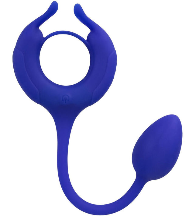 CALEXOTICS - ADMIRAL WEIGHTED COCK RING BLUE