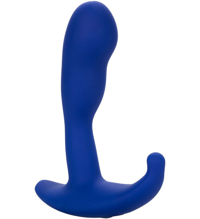 CALEXOTICS - ADMIRAL CURVED ANAL STIMULATOR & VIBRATOR BLUE