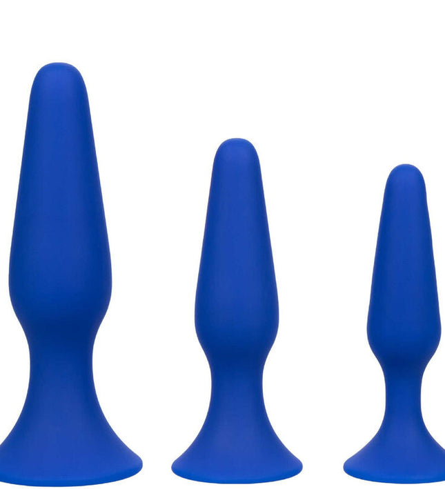 CALEXOTICS - ADMIRAL KIT 3 ANAL PLUG BLUE