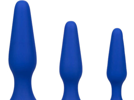CALEXOTICS - ADMIRAL KIT 3 ANAL PLUG BLUE