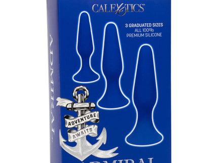 CALEXOTICS - ADMIRAL KIT 3 ANAL PLUG BLUE