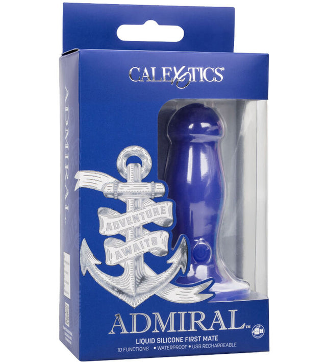 CALEXOTICS - ADMIRAL FIRST MATE ANAL PLUG VIBRATOR BLUE