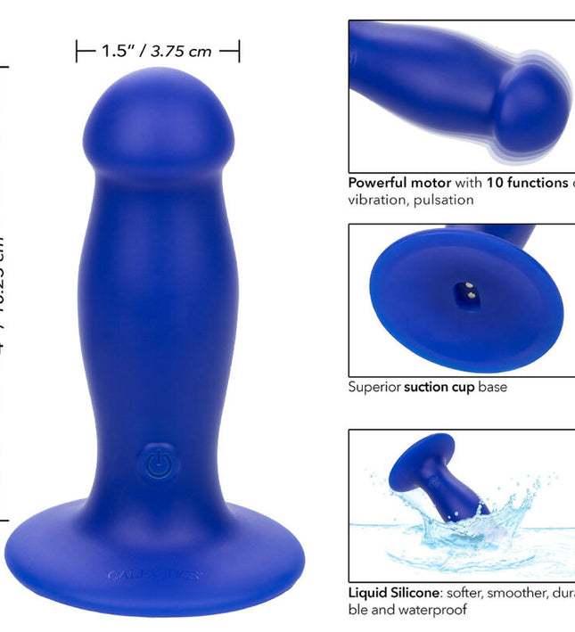 CALEXOTICS - ADMIRAL FIRST MATE ANAL PLUG VIBRATOR BLUE