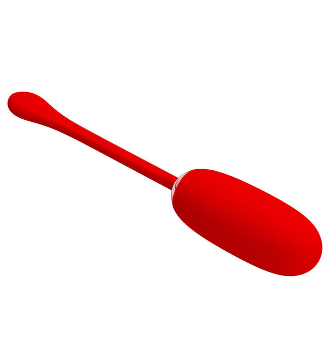 PRETTY LOVE - JULIUS WATERPROOF-RECHARGEABLE VIBRATING EGG RED