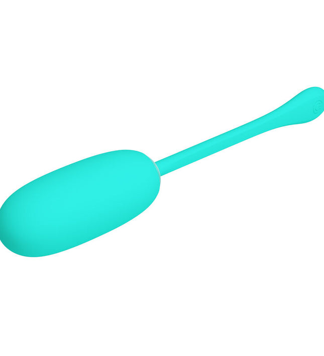PRETTY LOVE - JULIUS WATERPROOF-RECHARGEABLE VIBRATING EGG AQUA GREEN