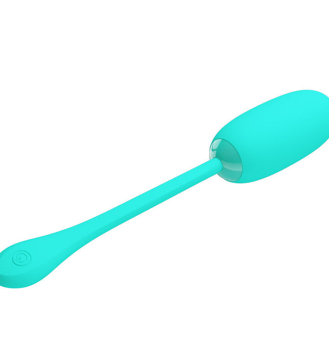 PRETTY LOVE - JULIUS WATERPROOF-RECHARGEABLE VIBRATING EGG AQUA GREEN