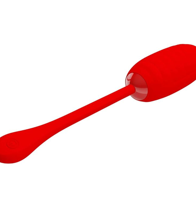 PRETTY LOVE - KIRK RECHARGEABLE VIBRATING EGG RED