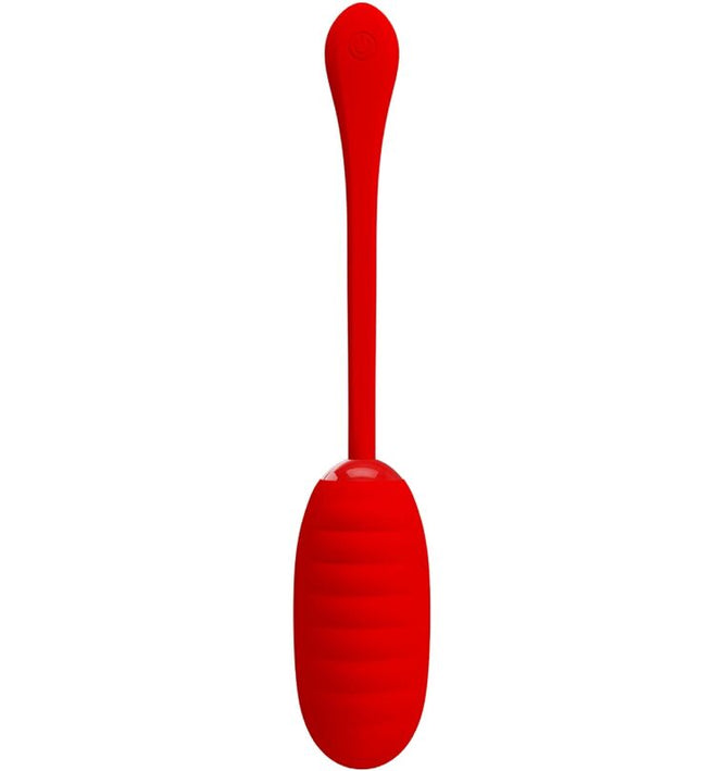 PRETTY LOVE - KIRK RECHARGEABLE VIBRATING EGG RED