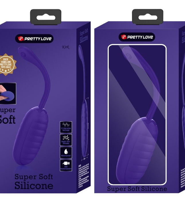 PRETTY LOVE - KIRK RECHARGEABLE VIBRATING EGG PURPLE