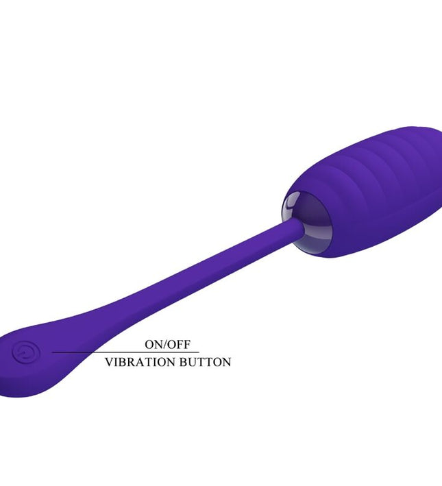 PRETTY LOVE - KIRK RECHARGEABLE VIBRATING EGG PURPLE