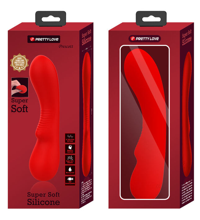 PRETTY LOVE - PRESCOTT RECHARGEABLE VIBRATOR RED