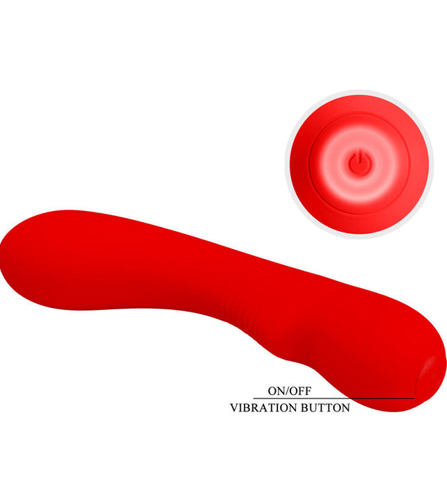 PRETTY LOVE - PRESCOTT RECHARGEABLE VIBRATOR RED