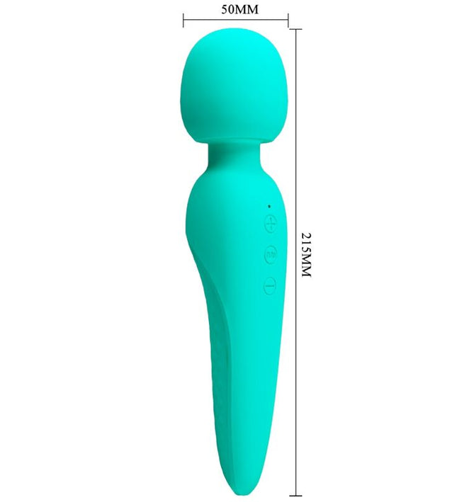 PRETTY LOVE - MEREDITH MASSAGER 12 VIBRATION MODES AQUA GREEN