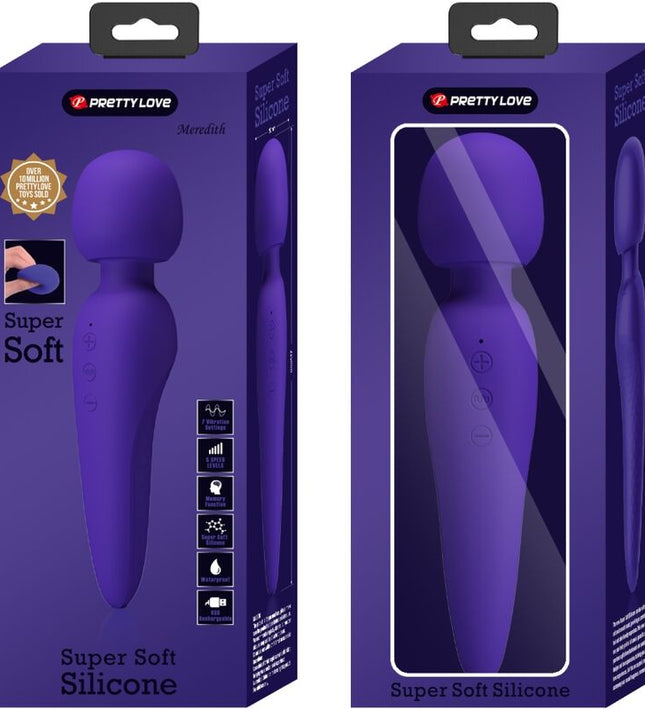 PRETTY LOVE - MEREDITH MASSAGER 12 VIBRATION MODES PURPLE