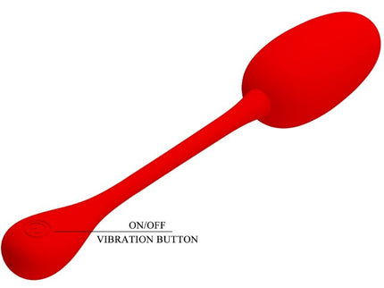 PRETTY LOVE - KNUCKER RED RECHARGEABLE VIBRATING EGG